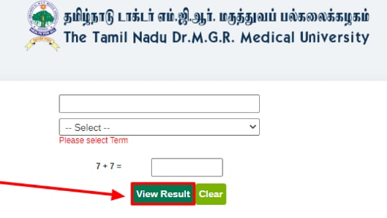 Dr. MGR University Result 2022 (Out) | Check TNMGRMU B.Sc Nursing Result (1st 2nd 3rd Year) @ tnmgrmu.ac.in