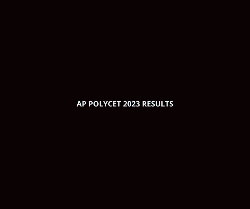 AP Polycet 2023 Results